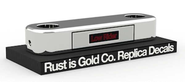 REPLICA DECAL PER FORCELLE DA RUST IS GOLD CO.