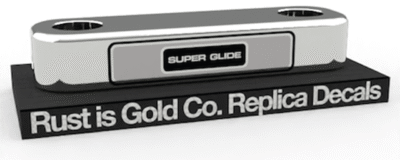 REPLICA DECAL PER FORCELLE DA RUST IS GOLD CO.