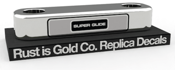 REPLICA DECAL PER FORCELLE DA RUST IS GOLD CO.