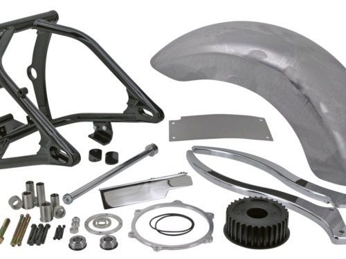 KIT FORCELLONE ZODIAC RADIUM PER TWIN CAM SOFTAIL CON GOMMA DA 250