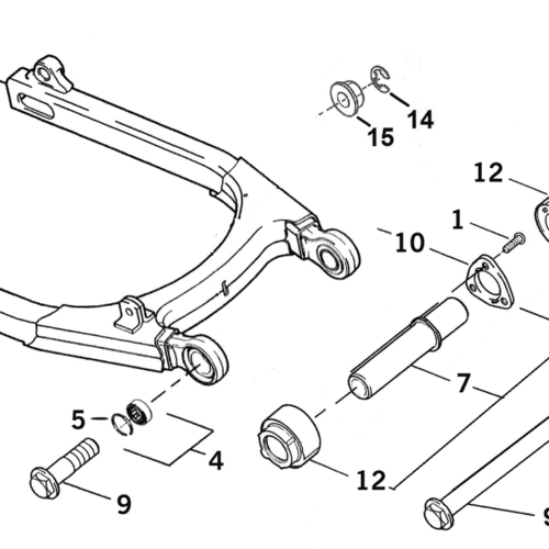 PARTI FORCELLONE SPORTSTER XL & XR 2004-2022