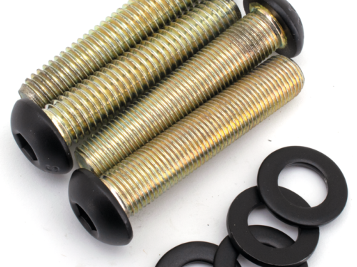 KIT BULLONI NERI IN ACCIAIO INOX PER AMMORTIZZATORI