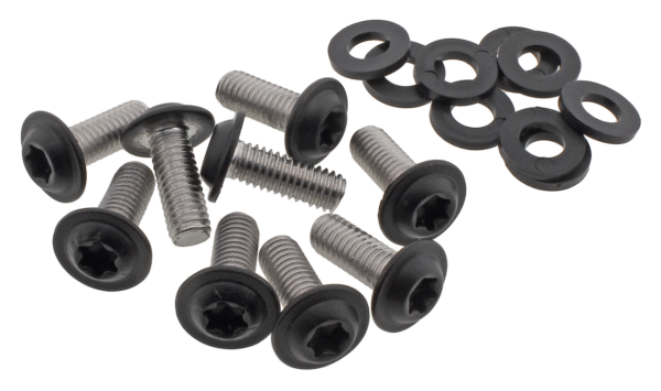 KIT VITI PUNTALE NERE IN ACCIAIO INOX