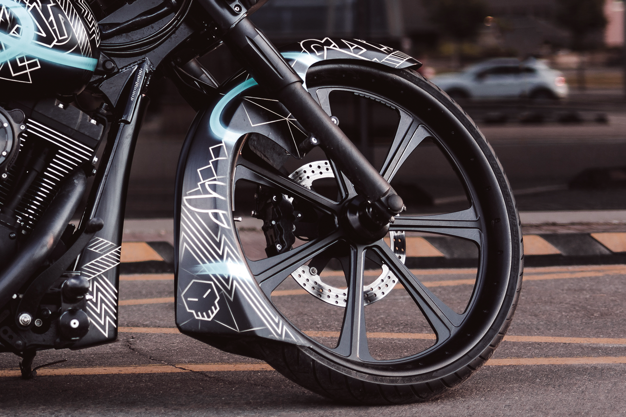 PARAFANGHI ANTERIORI PER TOURING "PRO" DA TOMMY & SONS | 1 PARAFANGHI ANTERIORI PER TOURING "PRO" DA TOMMY & SONS