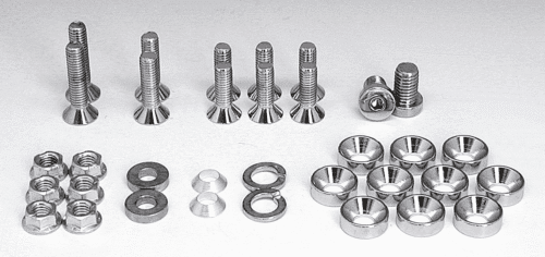 KIT SUPPORTI PARAFANGO CON BASSO PROFILO | 1 KIT SUPPORTI PARAFANGO CON BASSO PROFILO