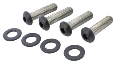 VITI SUPPORTI PARAFANGO NERE IN ACCIAIO INOX