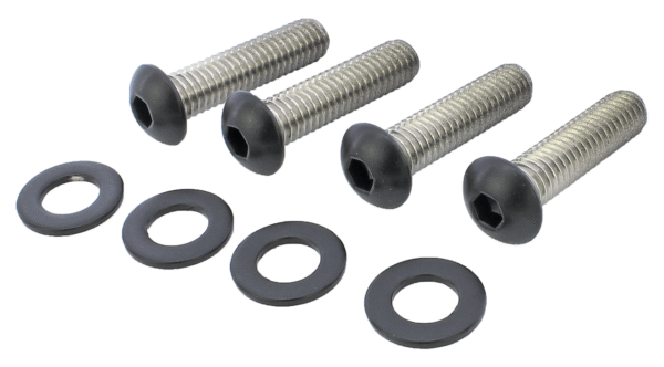 VITI SUPPORTI PARAFANGO NERE IN ACCIAIO INOX | 1 VITI SUPPORTI PARAFANGO NERE IN ACCIAIO INOX