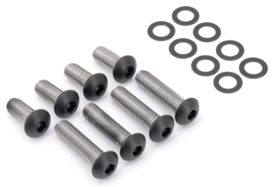 VITI SUPPORTI PARAFANGO NERE IN ACCIAIO INOX