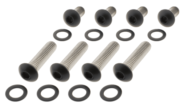 VITI SUPPORTI PARAFANGO NERE IN ACCIAIO INOX | 1 VITI SUPPORTI PARAFANGO NERE IN ACCIAIO INOX