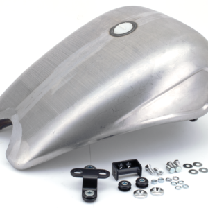 SERBATOIO IN ACCIAIO ALLUNGATO DI 2" CON INCAVI PER SOFTAIL