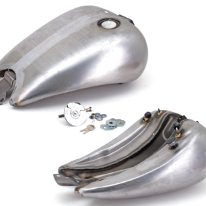 SERBATOIO ALLUNGATO D'ACCIAIO IN PEZZO UNICO LISCIO PER FXR