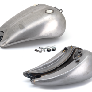 SERBATOIO D'ACCIAIO IN PEZZO UNICO ALLUNGATO DI 2", LISCIO PER MODELLI DYNA