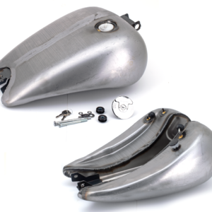 SERBATOIO D'ACCIAIO IN PEZZO UNICO ALLUNGATO DI 2", LISCIO PER MODELLI DYNA