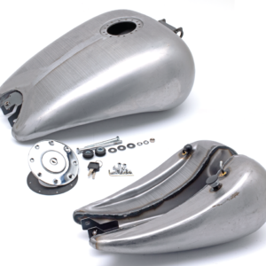 SERBATOIO D'ACCIAIO IN PEZZO UNICO ALLUNGATO DI 2", LISCIO PER MODELLI DYNA