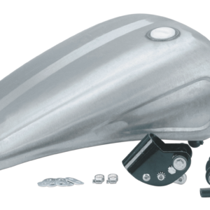 SERBATOIO IN ACCIAIO ALLUNGATO DI 2 CON INCAVI PER SPORTSTER