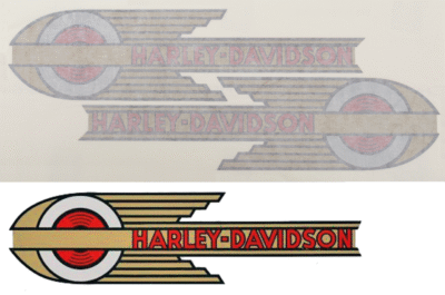 DECALS SERBATOIO VINTAGE ADESIVE E TRASFERIBILI
