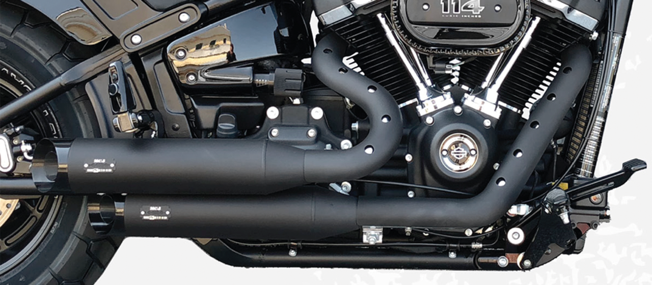 SCARICHI REGOLABILI MCJ 2-IN-2 PER SOFTAIL MILWAUKEE EIGHT | 1 SCARICHI REGOLABILI MCJ 2-IN-2 PER SOFTAIL MILWAUKEE EIGHT