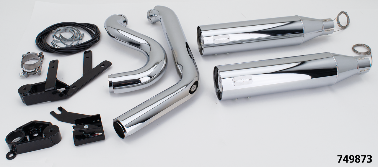 SCARICHI REGOLABILI MCJ 2-IN-2 PER SOFTAIL MILWAUKEE EIGHT | 1 SCARICHI REGOLABILI MCJ 2-IN-2  PER SOFTAIL MILWAUKEE EIGHT