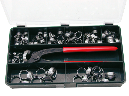 FASCETTE IN ACCIAIO TERMINALI PER TUBI STILE OEM