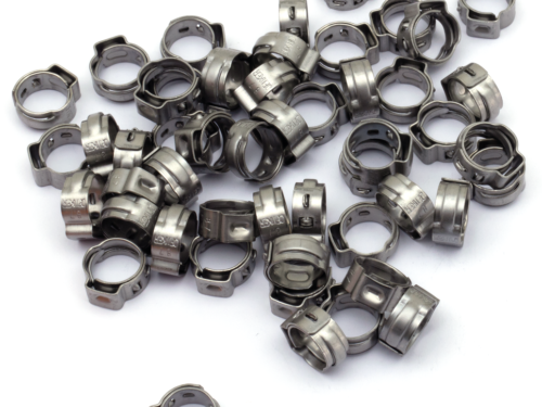 FASCETTE IN ACCIAIO TERMINALI PER TUBI STILE OEM