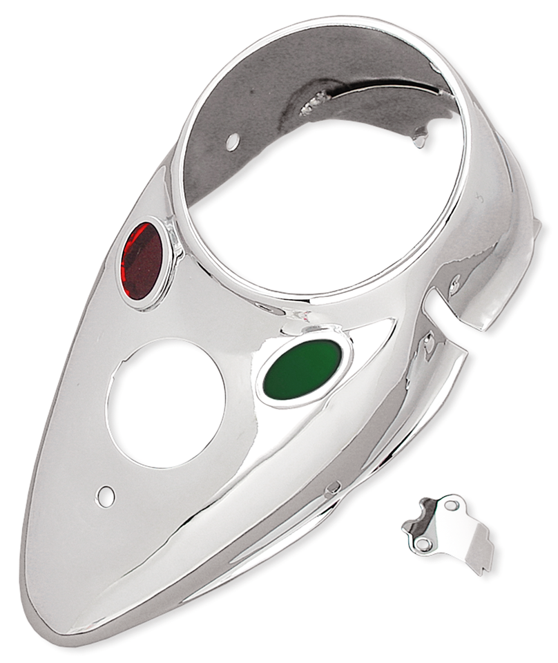 CRUSCOTTO CAT-EYE PER SERBATOI FAT BOB | 1 CRUSCOTTO CAT-EYE PER SERBATOI FAT BOB