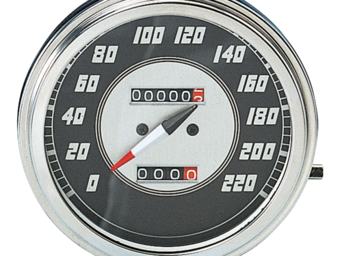 TACHIMETRO CON QUADRANTE NERO STILE 1946-1947