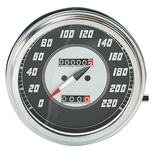 TACHIMETRO CON QUADRANTE NERO STILE 1946-1947