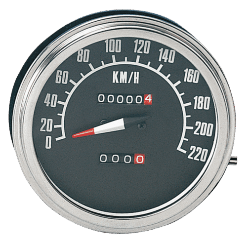 TACHIMETRO CON QUADRANTE NERO STILE 1968-1984