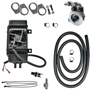 KIT RADIATORE JAGG A MONTAGGIO VERTICALE CON VENTOLA ASSISTITA