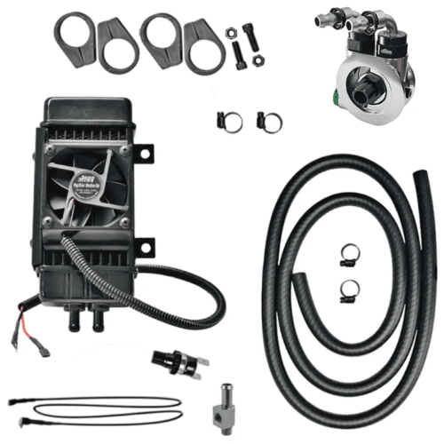 KIT RADIATORE JAGG A MONTAGGIO VERTICALE CON VENTOLA ASSISTITA