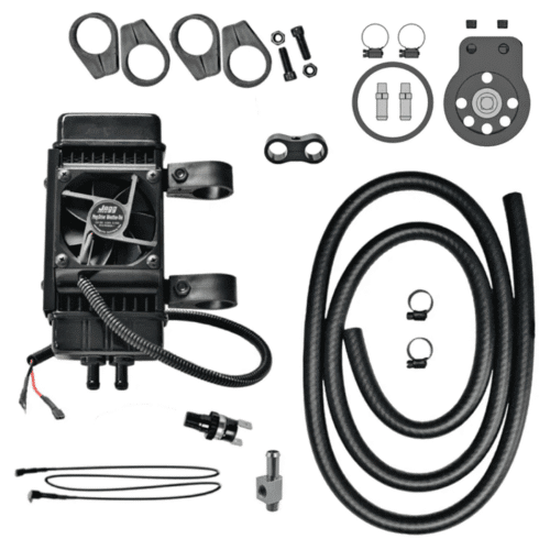 KIT RADIATORE JAGG A MONTAGGIO VERTICALE CON VENTOLA ASSISTITA