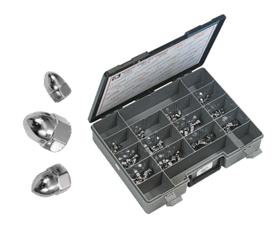 ASSORTIMENTO DADI CIECHI ACORN CROMATI