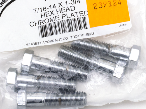 ASSORTIMENTO BULLONI UNC A TESTA ESAGONALE CROMATI