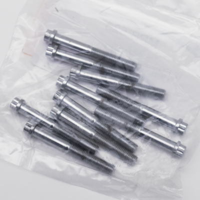 ASSORTIMENTO BULLONI A TESTA POLIGONALE CROMATI