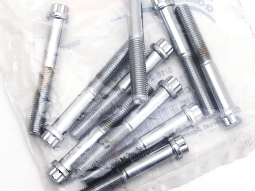 ASSORTIMENTO BULLONI A TESTA POLIGONALE CROMATI