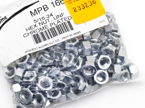 ASSORTIMENTO DADI E RONDELLE CROMATI