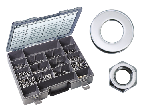 ASSORTIMENTO DADI E RONDELLE CROMATI