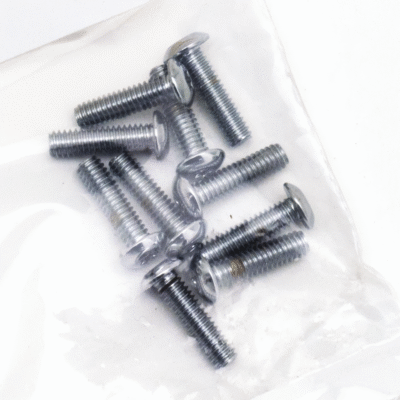 ASSORTIMENTO VITI TORX CON TESTA BOMBATA CROMATE