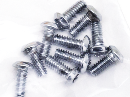 ASSORTIMENTO VITI TORX CON TESTA BOMBATA CROMATE