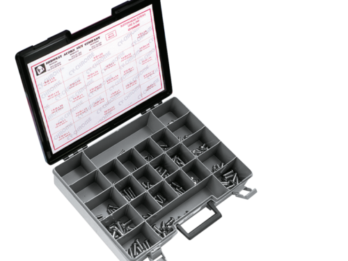 ASSORTIMENTO VITI TORX CON TESTA BOMBATA CROMATE