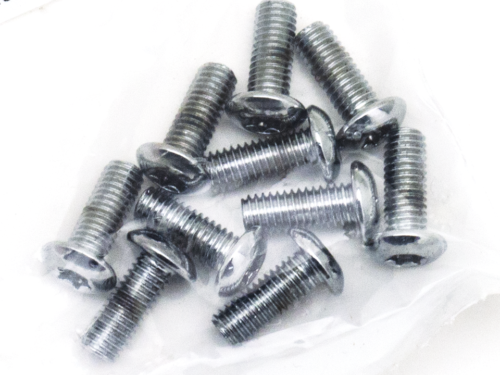 ASSORTIMENTO VITI TORX CON TESTA BOMBATA CROMATE