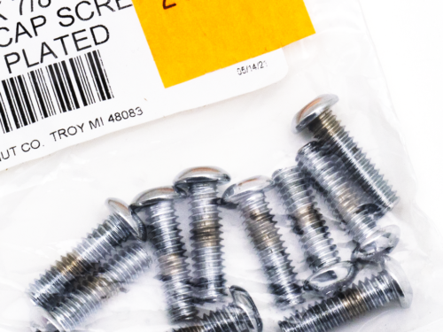 ASSORTIMENTO VITI TORX CON TESTA BOMBATA CROMATE