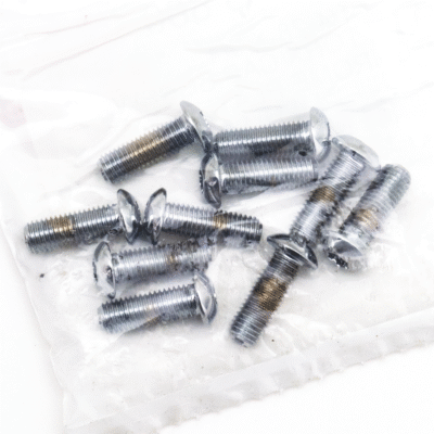 ASSORTIMENTO VITI TORX CON TESTA BOMBATA CROMATE