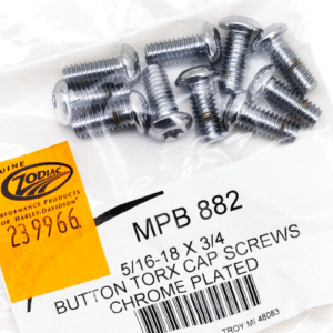 ASSORTIMENTO VITI TORX CON TESTA BOMBATA CROMATE