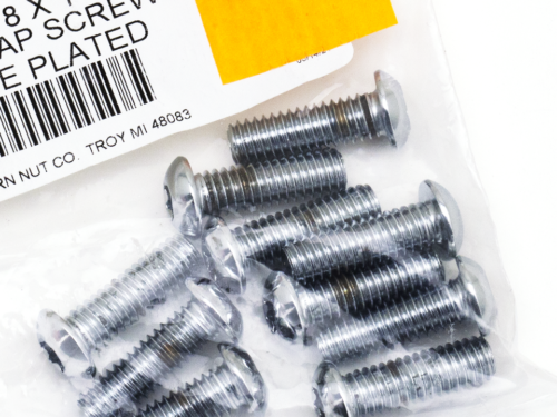 ASSORTIMENTO VITI TORX CON TESTA BOMBATA CROMATE