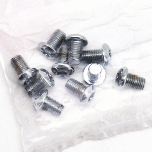 ASSORTIMENTO VITI TORX CON TESTA BOMBATA CROMATE