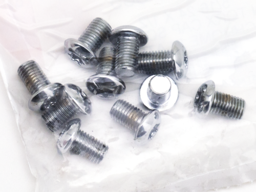 ASSORTIMENTO VITI TORX CON TESTA BOMBATA CROMATE