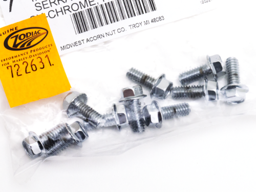 ASSORTIMENTO VITI CROMATE CON SCAVATURE PER MONTAGGIO FLANGE