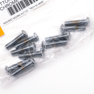 ASSORTIMENTO VITI A BRUGOLA CON TESTA BOMBATA CROMATE