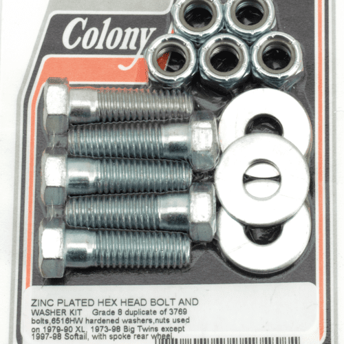 KIT DI BULLONERIA ZINCATA PER PULEGGIA RUOTA POSTERIORE